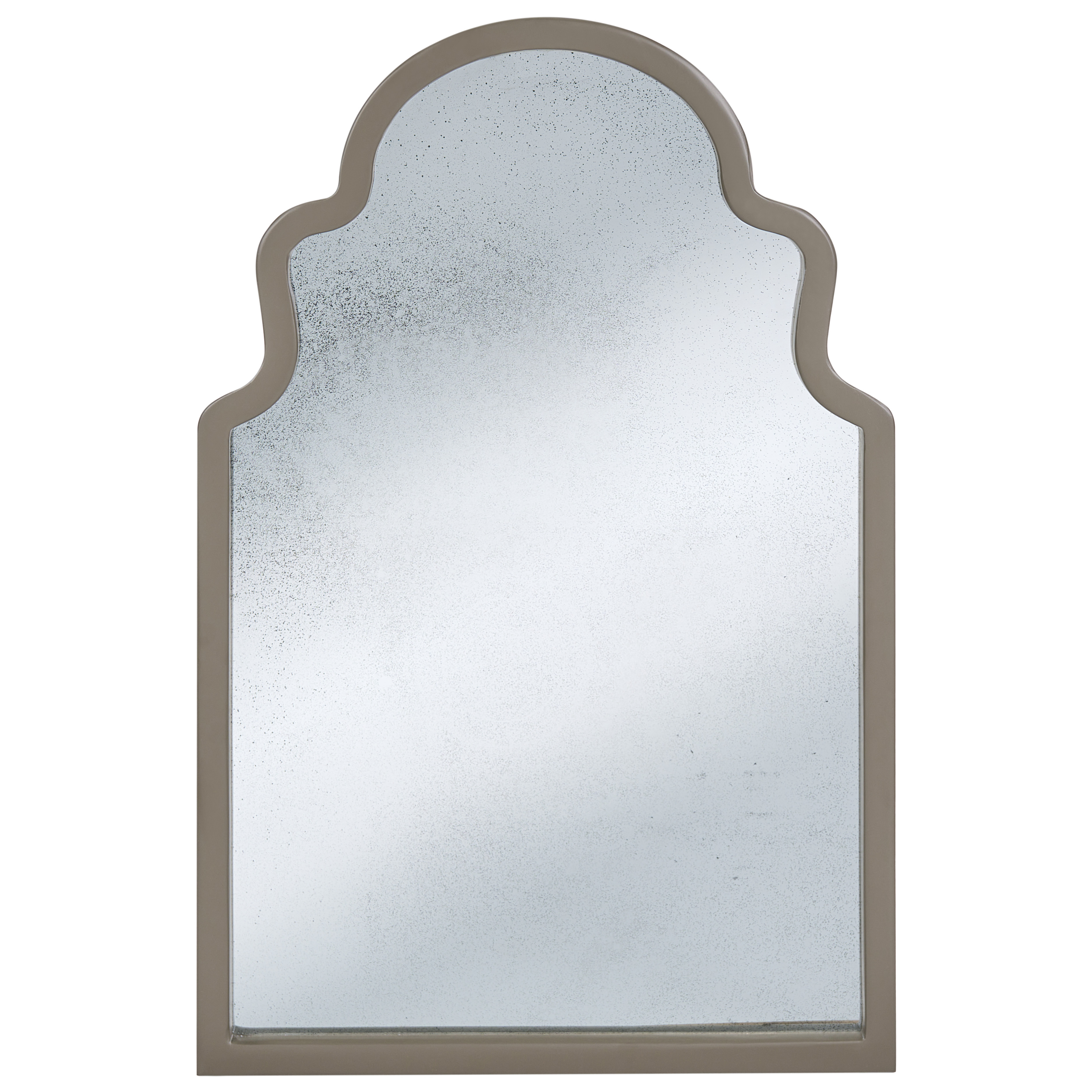 Väggspegel TILLAC 60 cm 90 cm Kejsarträ Taupe