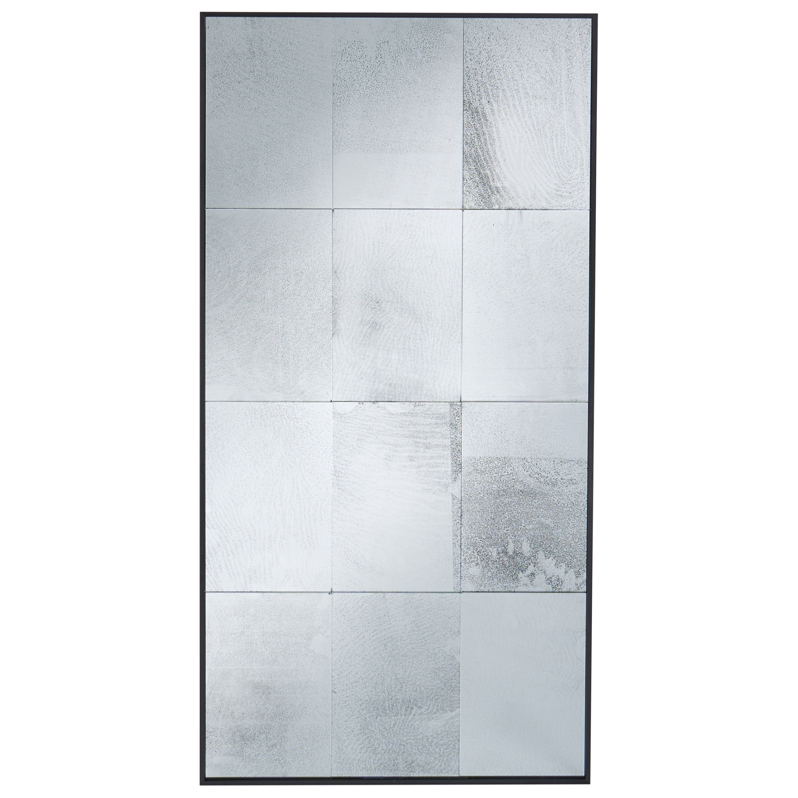Väggspegel CALMONT 60 cm 120 cm Glas Svart