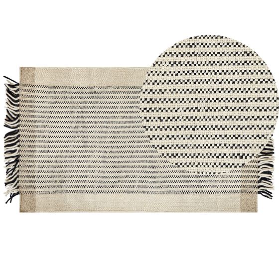 Matta DIVARLI Beige 80 x 150 cm Ull