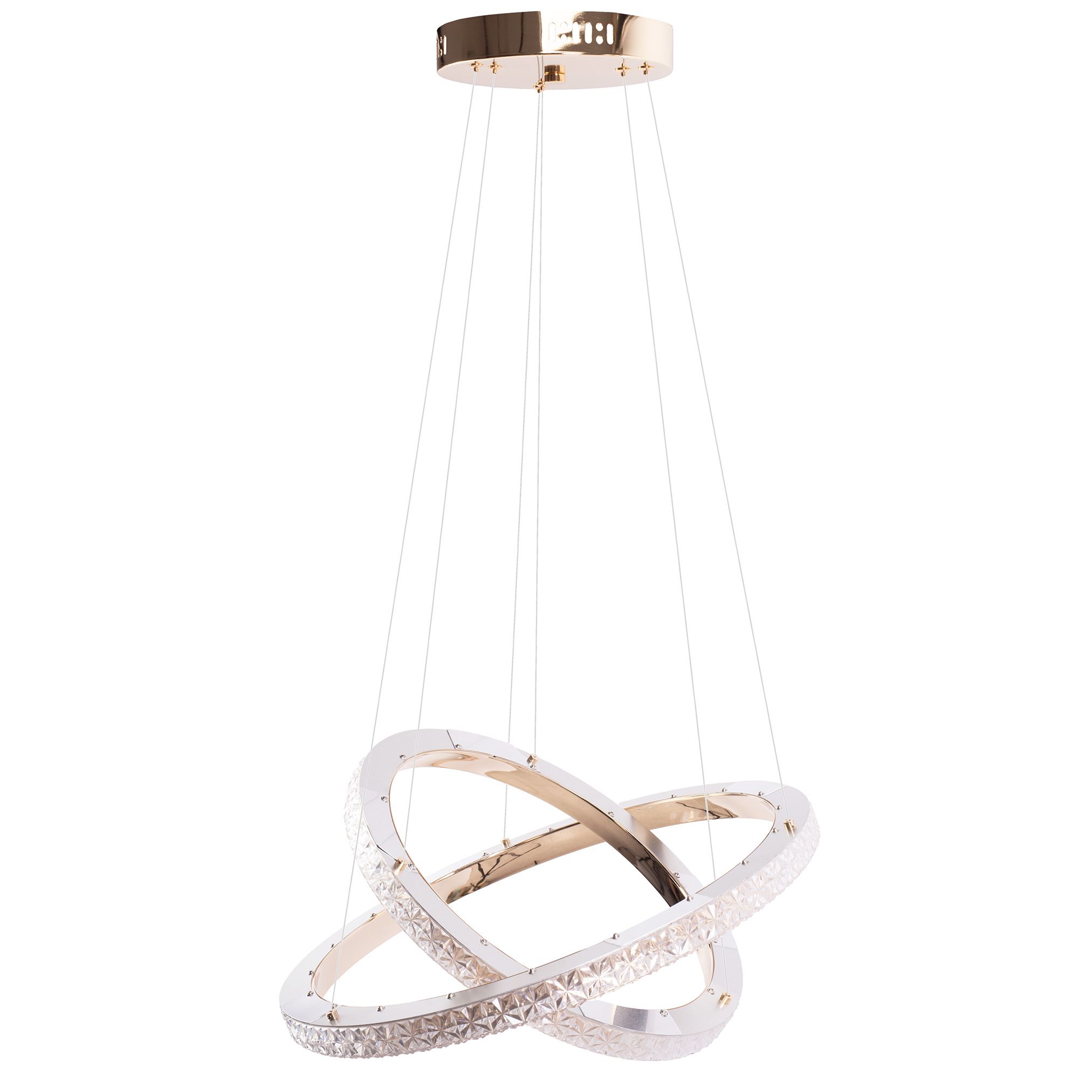 TOOLIGHT hängande taklampa LED MS012-CP Roséguld 49,5x49,5x115cm