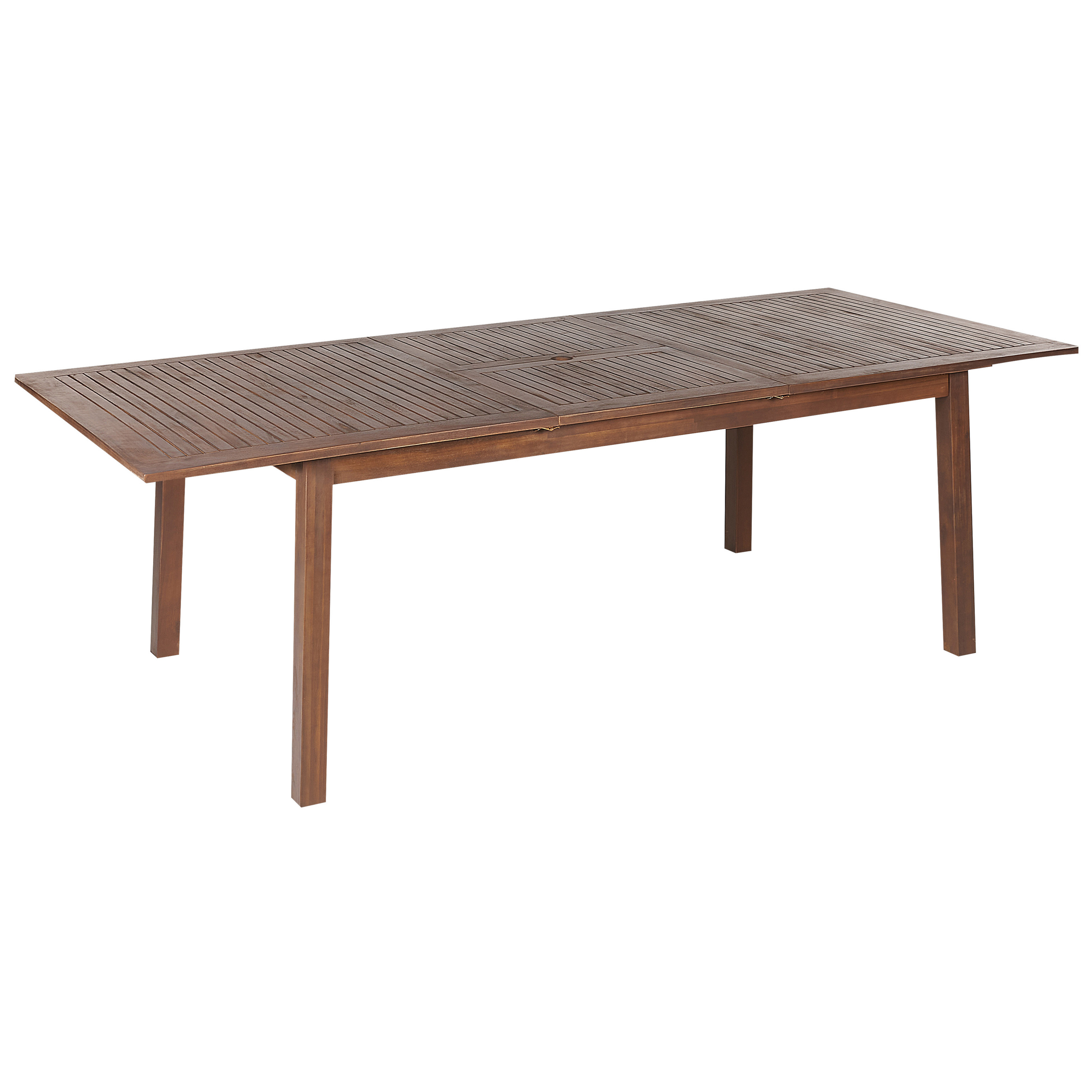 Utdragbart trädgårdsmatbord CESANA 180/240 cm 100 cm Akaciaträ Mörkbrun