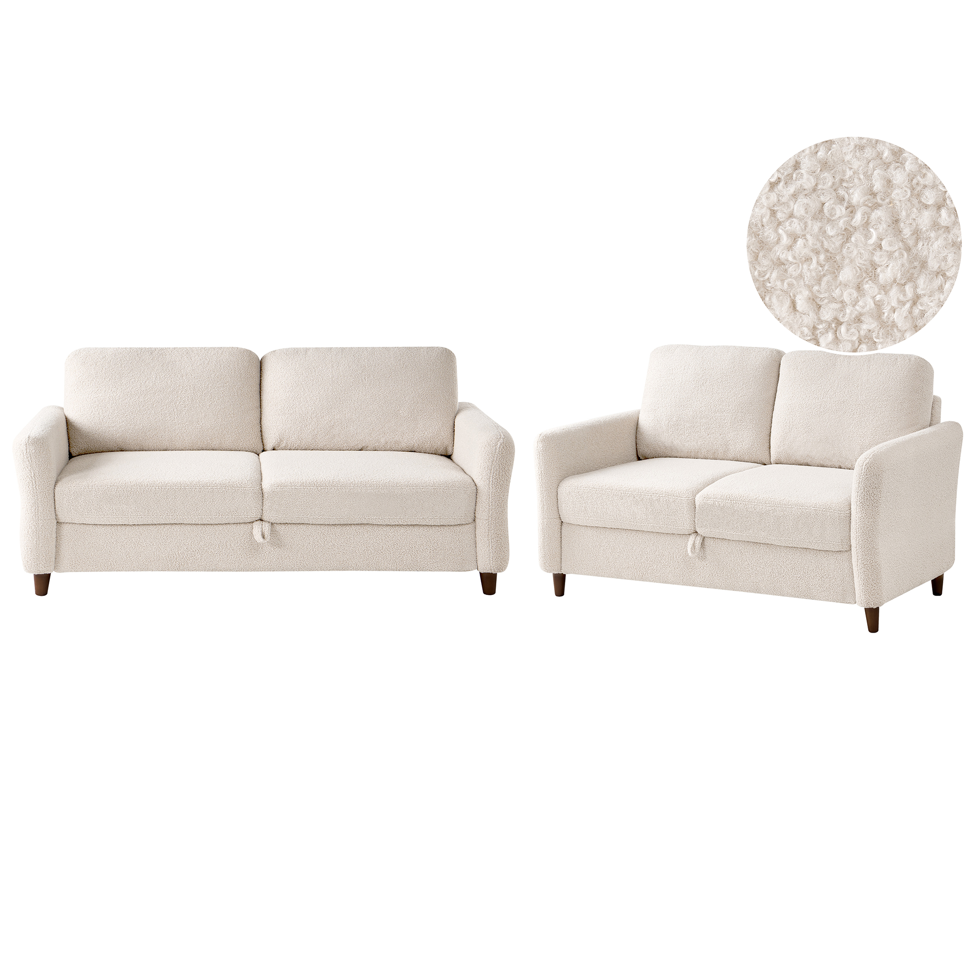 Soffgrupp 5-sits MARE Bouclé Beige