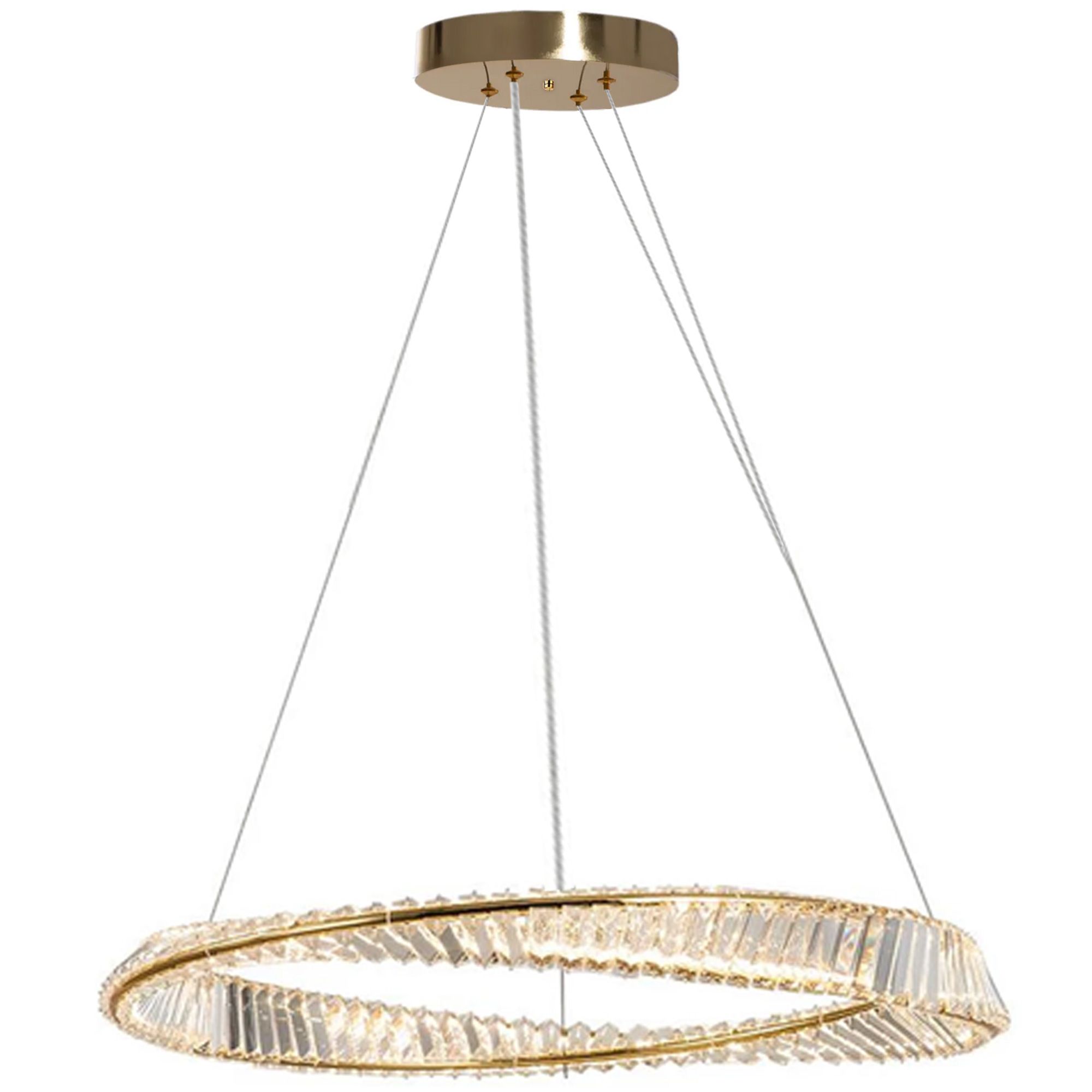 TOOLIGHT hängande taklampa APP1064-1CP LED Guld 60x12x90cm