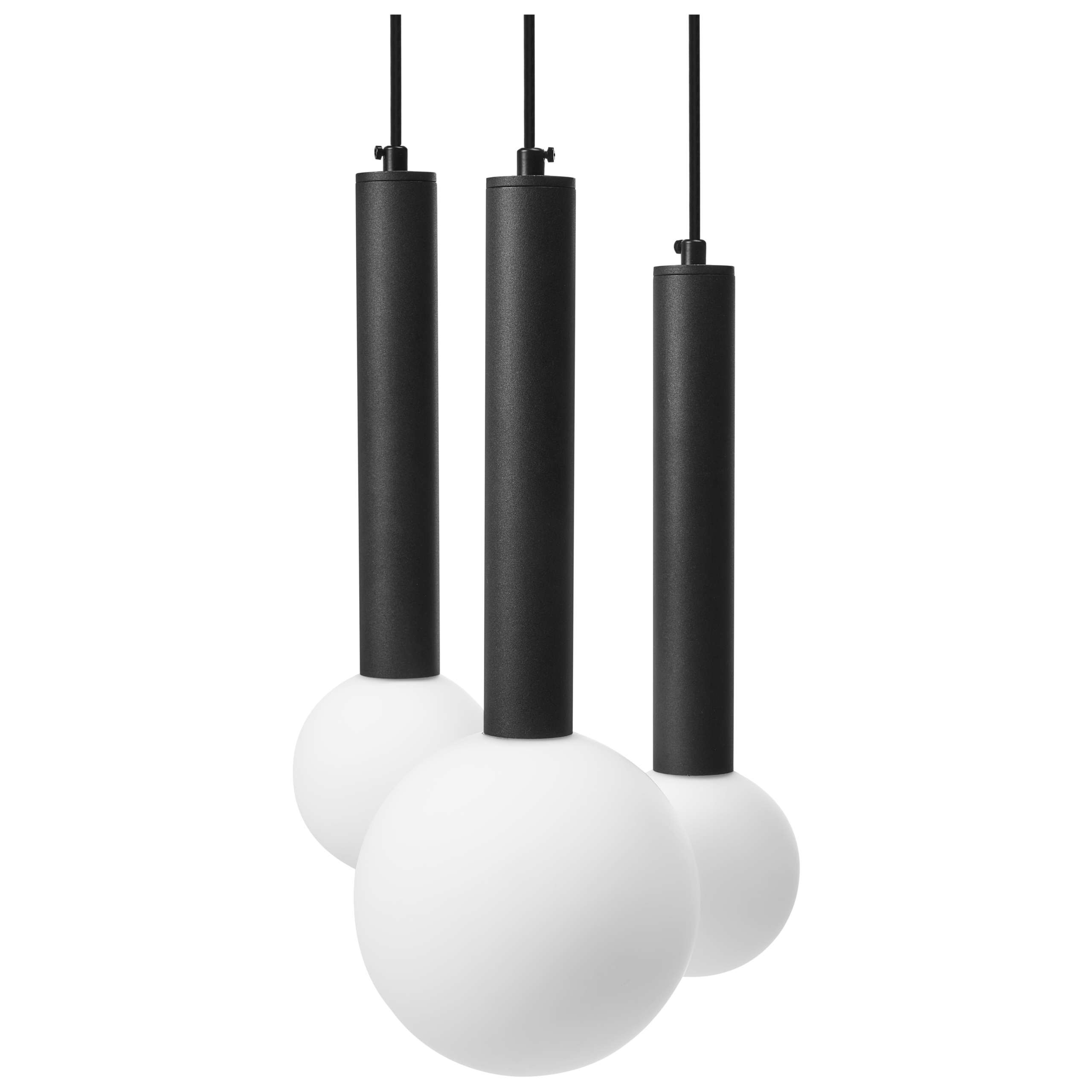 Pendellampa BOUES Metall Svart