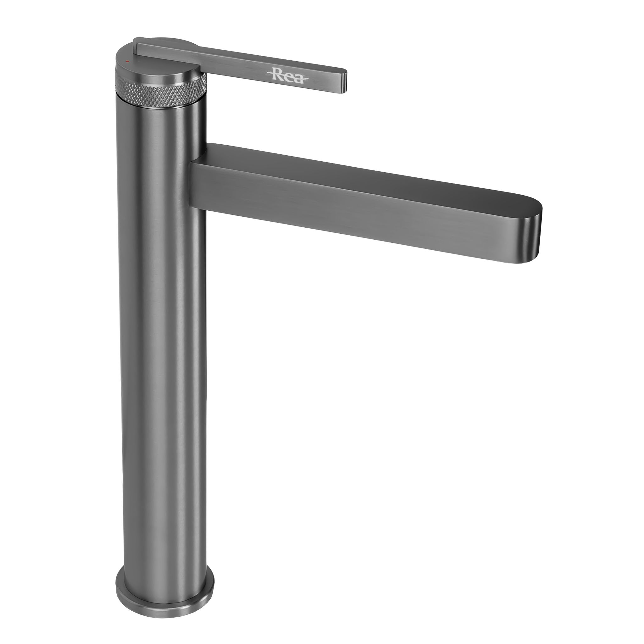REA tvättställsblandare GRACE JS-703701-1GG Hög, Titanium, 15x4x28,7cm