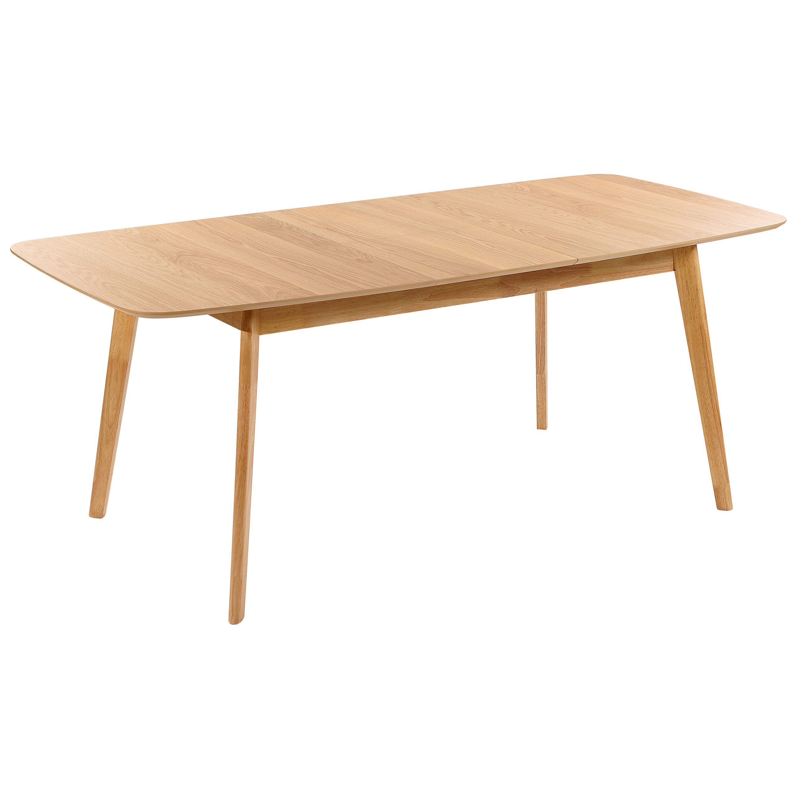 Förlängningsbart matbord MADOX Ljus ekfanér 150/190 cm 90 cm