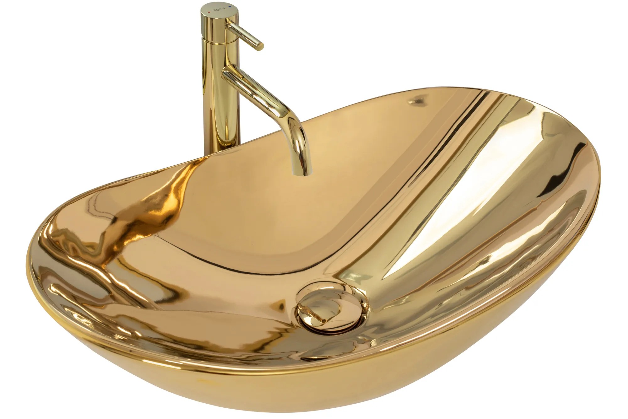 REA Bänkskål ROYAL Guld, 62x36x16cm