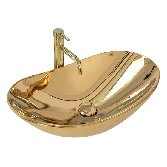 REA Bänkskål ROYAL Guld, 62x36x16cm