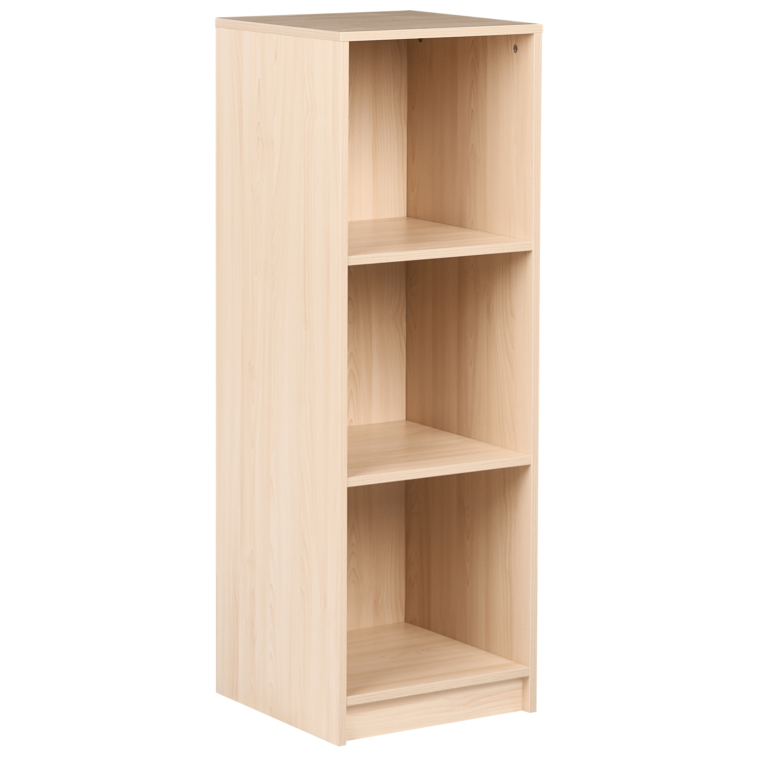 Bokhylla med 3 hyllor ZEHNA 117 cm Ljusbrun