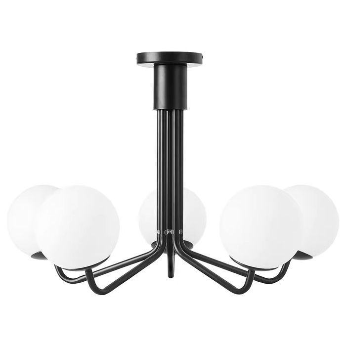 TOOLIGHT hängande taklampa APP1578-5CP Svart 47x47x47cm