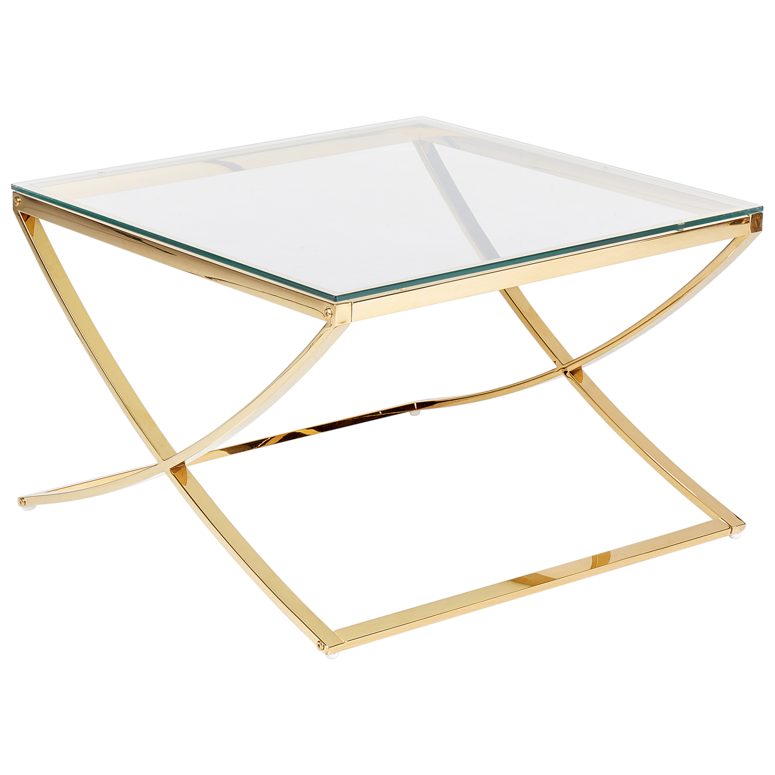 Soffbord RINGGOLD Härdat glas Guld