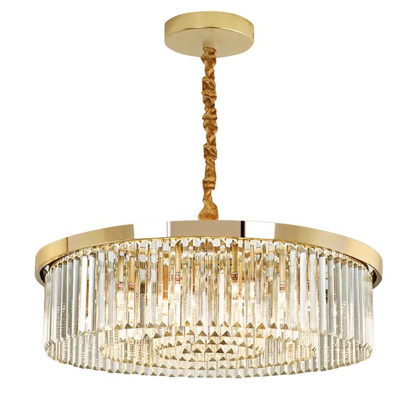 TOOLIGHT hängande taklampa APP1531-8CPR Guld 58x58x66,5cm