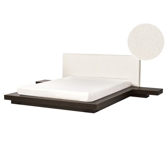 Vattensäng Bouclé ZEN 160 x 200 cm Mörk askfanér