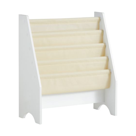 SoBuy Barnbokhylla Längd 62 cm Bredd 29 cm Höjd 71 cm, vit, FRG225-W