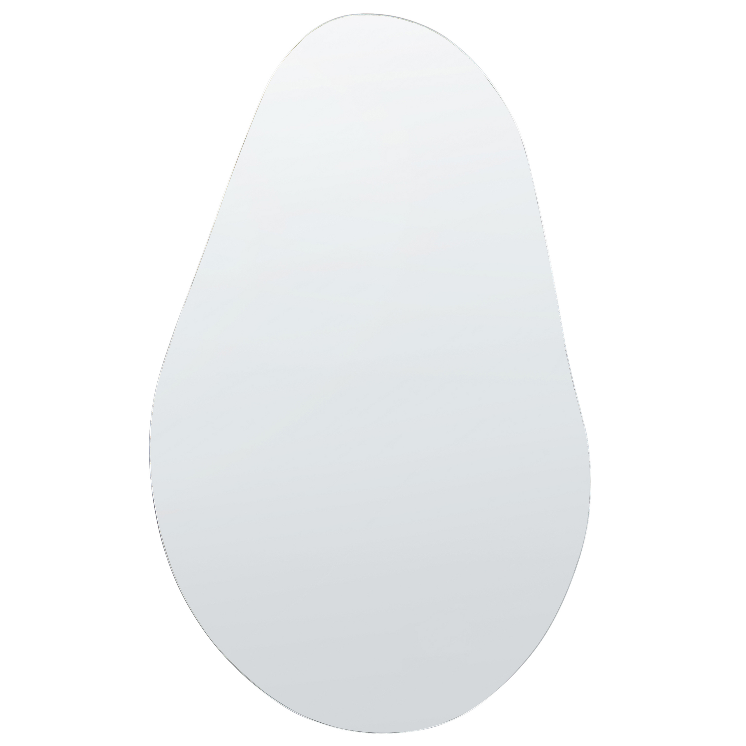 Väggspegel AUBAGNE 40 cm 65 cm Silver