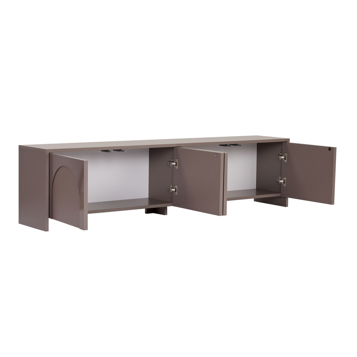 Norda Design Modern TV-bänk, 180 x 45 x 32 cm | 100% melaminbelagd spånskiva, 18 mm tjock | Snygg och funktionell design