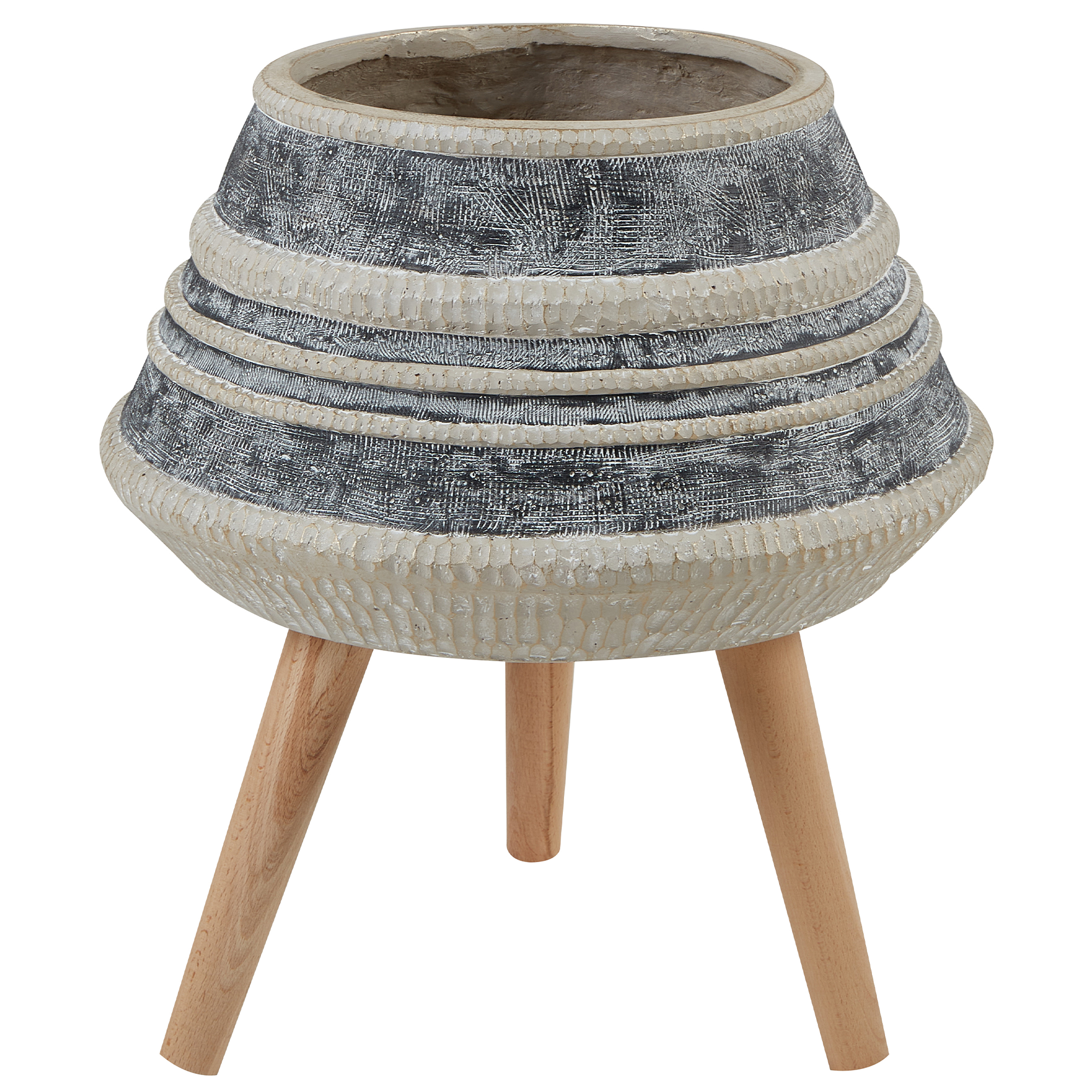 Upphöjd växtkruka ATHAEA 37 cm Beige