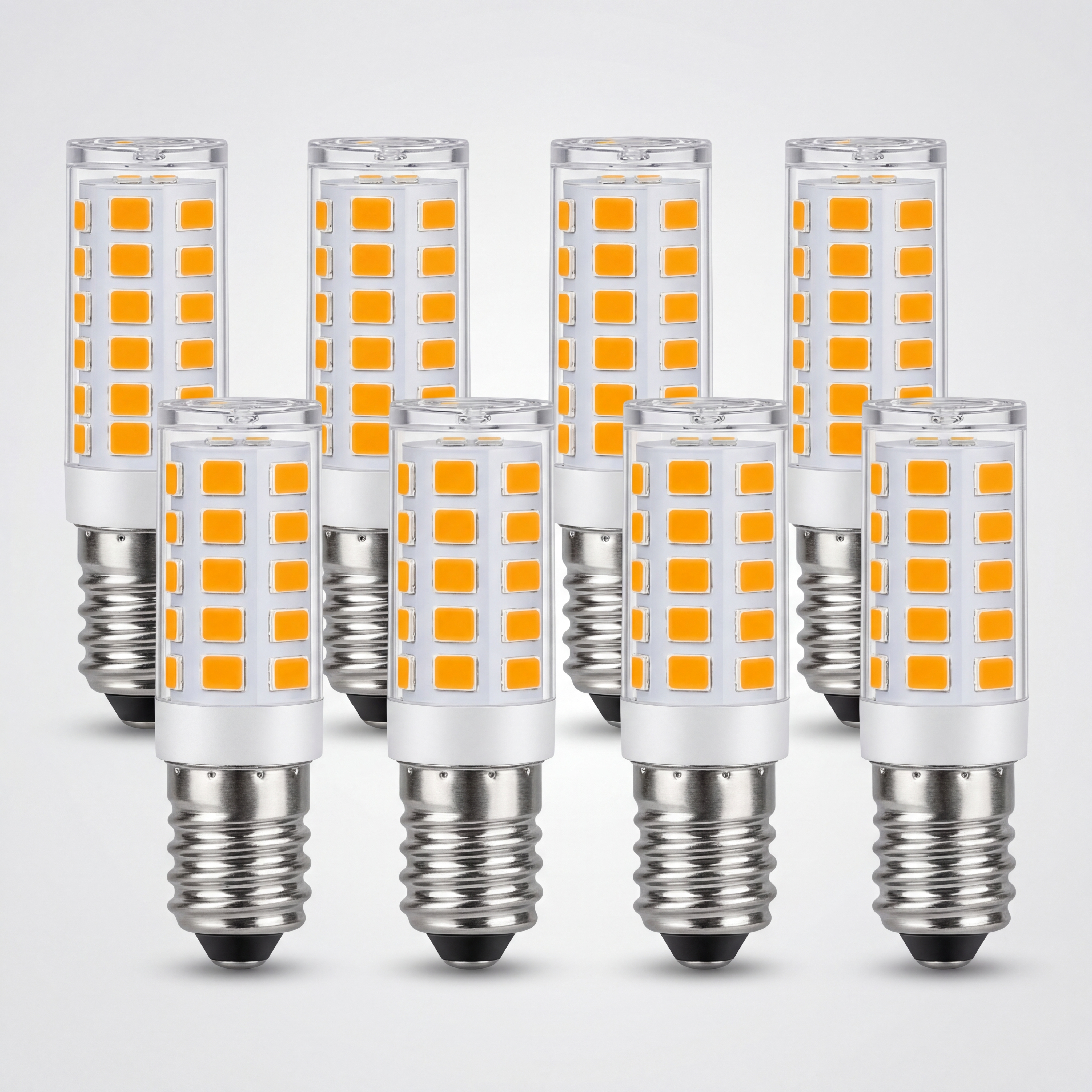 NETTLIFE E14 vintage LED-lampa, 8 st - 2 700 K, retroglas, 2,5 W, lågenergilampa, E14, 8 st