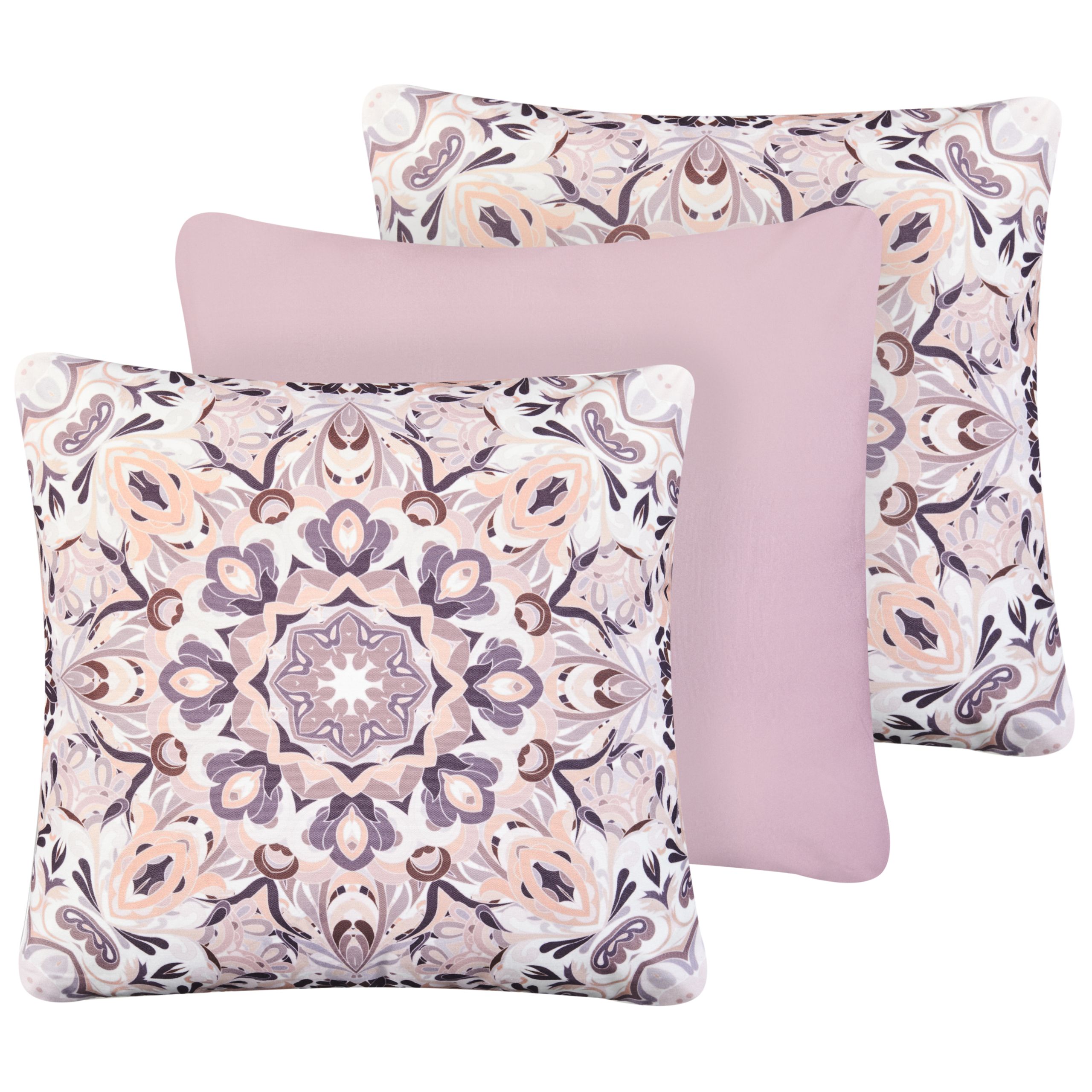 Set med 3 utomhusdynor SAMMIT Orientaliskt tryck 45 x 45 cm Flerfärgad