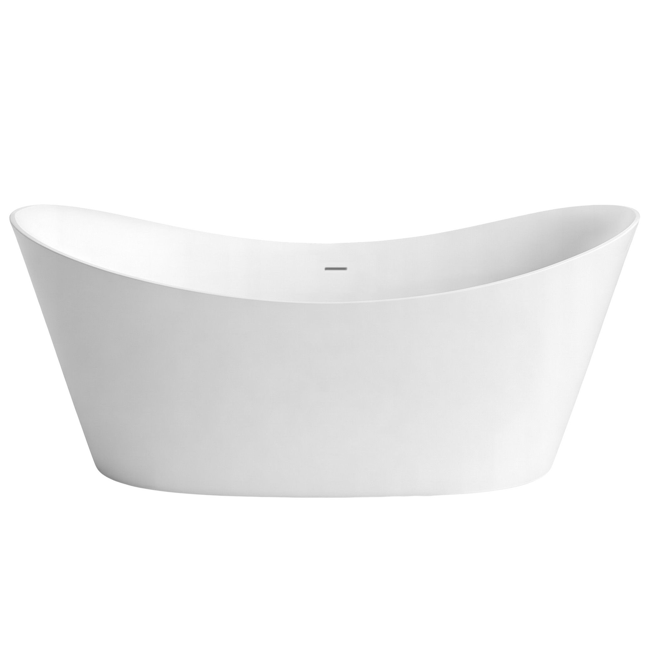 REA Fristående Badkar FERRANO 170 cm Vit, 170x72,5x65cm