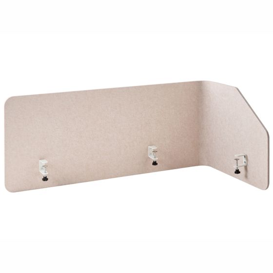 Skiljevägg för skrivbord FOLDY 120 x 50 cm Beige