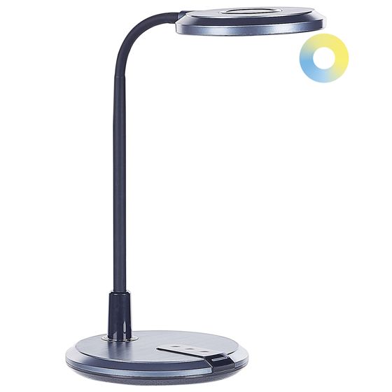 LED-skrivbordslampa COLUMBA Justerbar Metall Svart