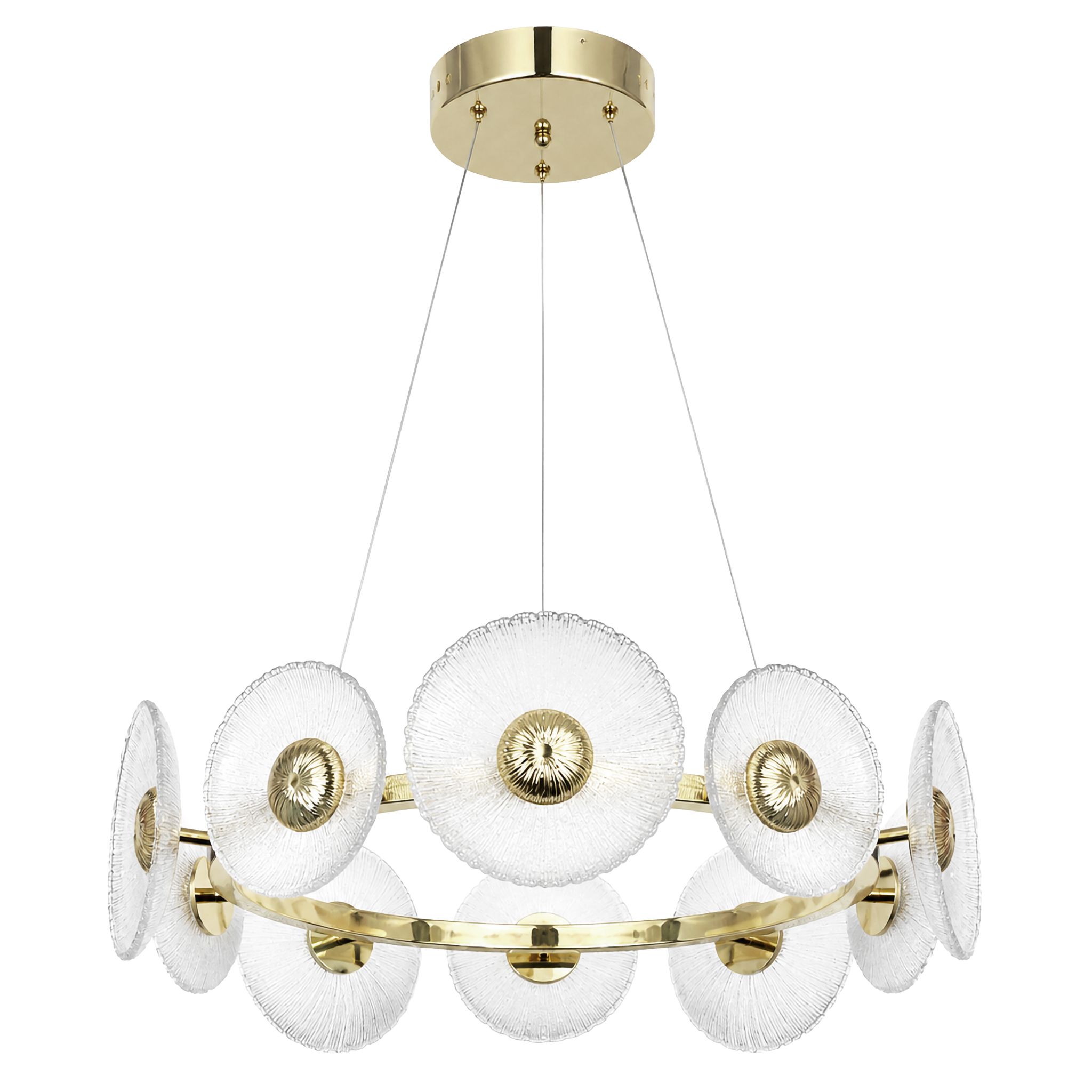 TOOLIGHT hängande taklampa SWE071-CP 60cm Guld 100x60x18cm