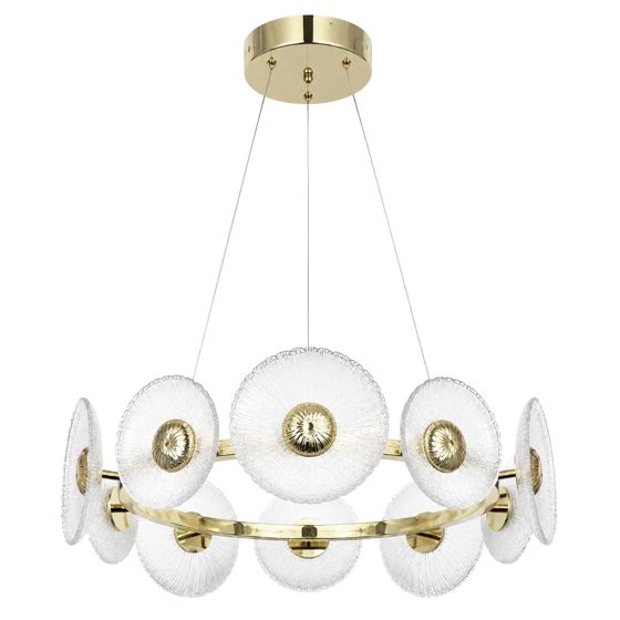 TOOLIGHT hängande taklampa SWE071-CP 60cm Guld 100x60x18cm