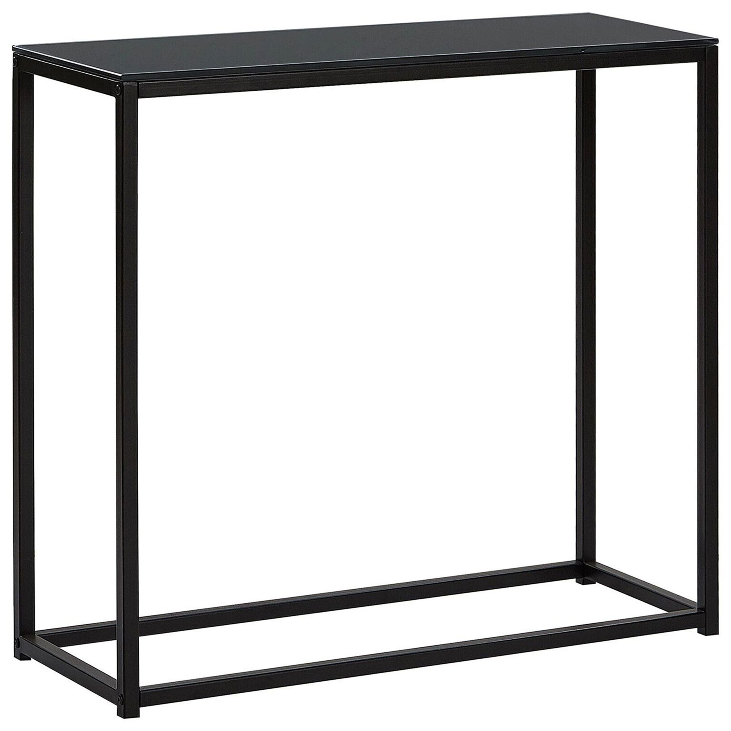 Konsolbord DELANO Härdat glas Svart