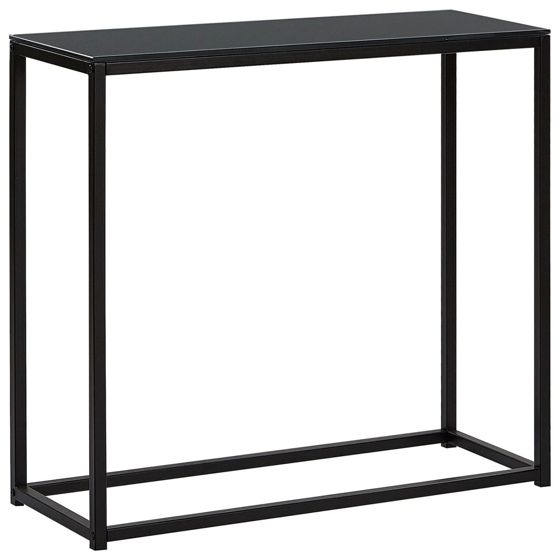 Konsolbord DELANO Härdat glas Svart