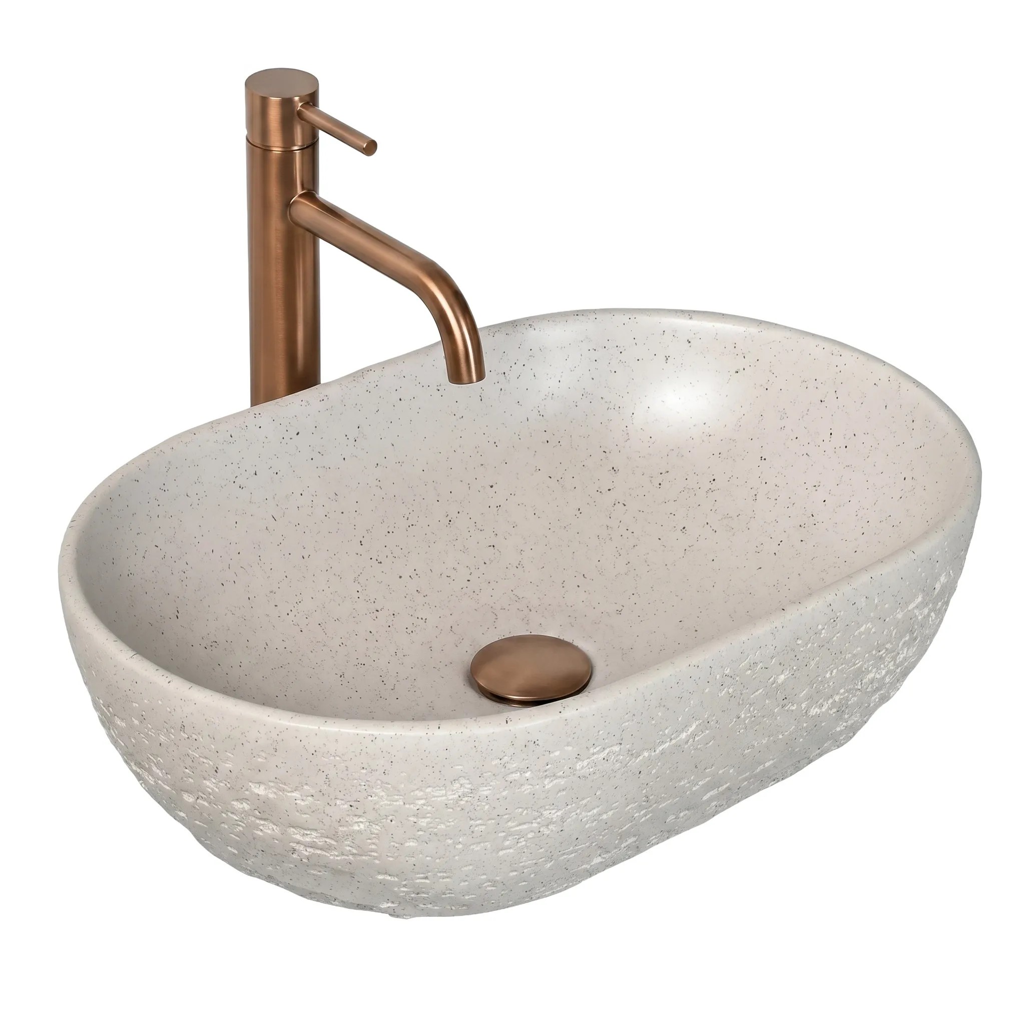 REA Bänkskål Mira Greige Beige, 37,5x25,5x12cm