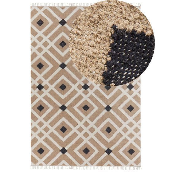 Matta ESENCIK Beige 160 x 230 cm Jute