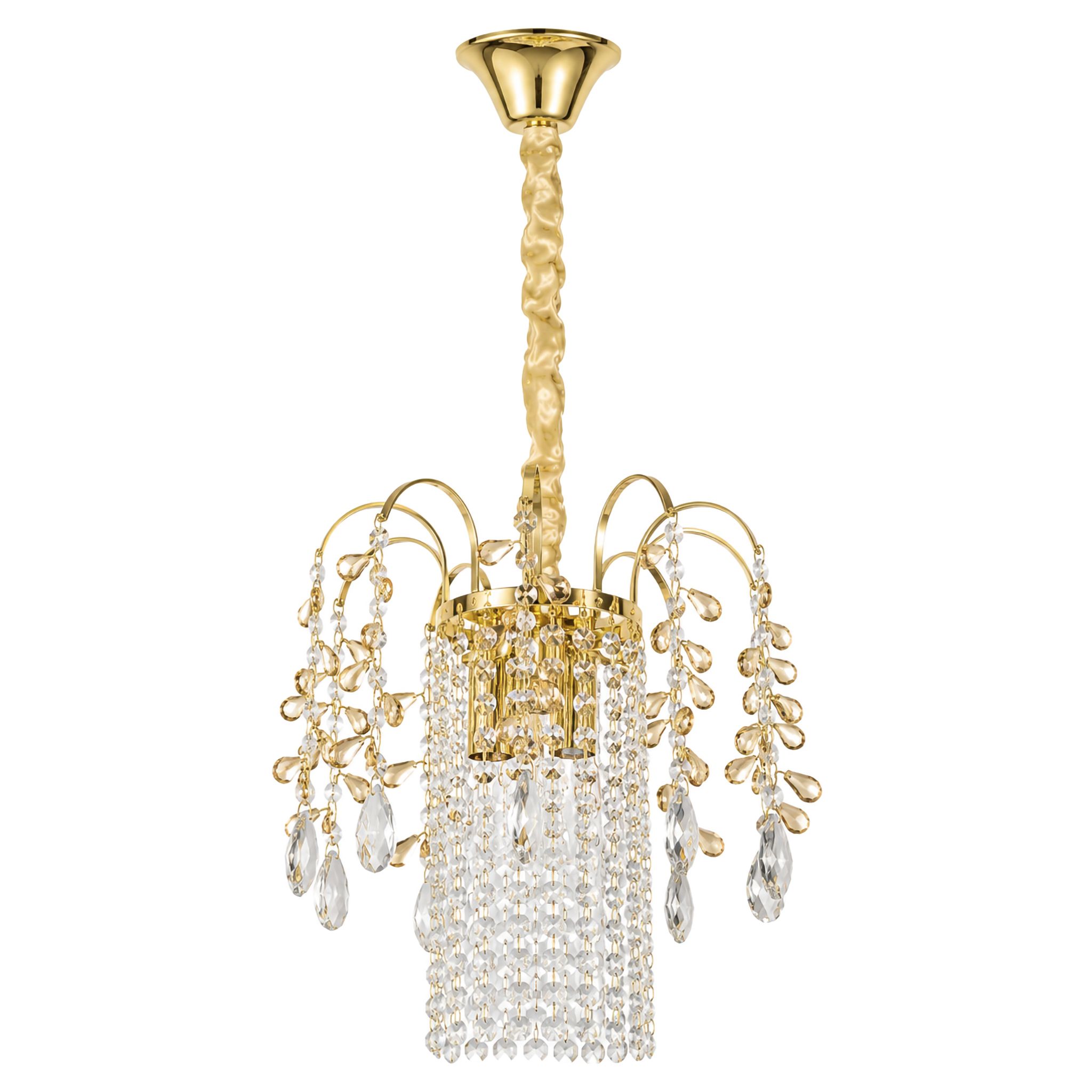 TOOLIGHT hängande taklampa SWE090-CP 30cm Guld 27x27x80,5cm