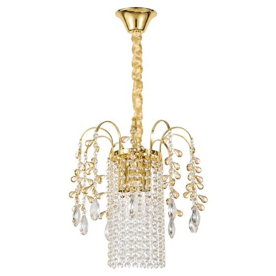 TOOLIGHT hängande taklampa SWE090-CP 30cm Guld 27x27x80,5cm