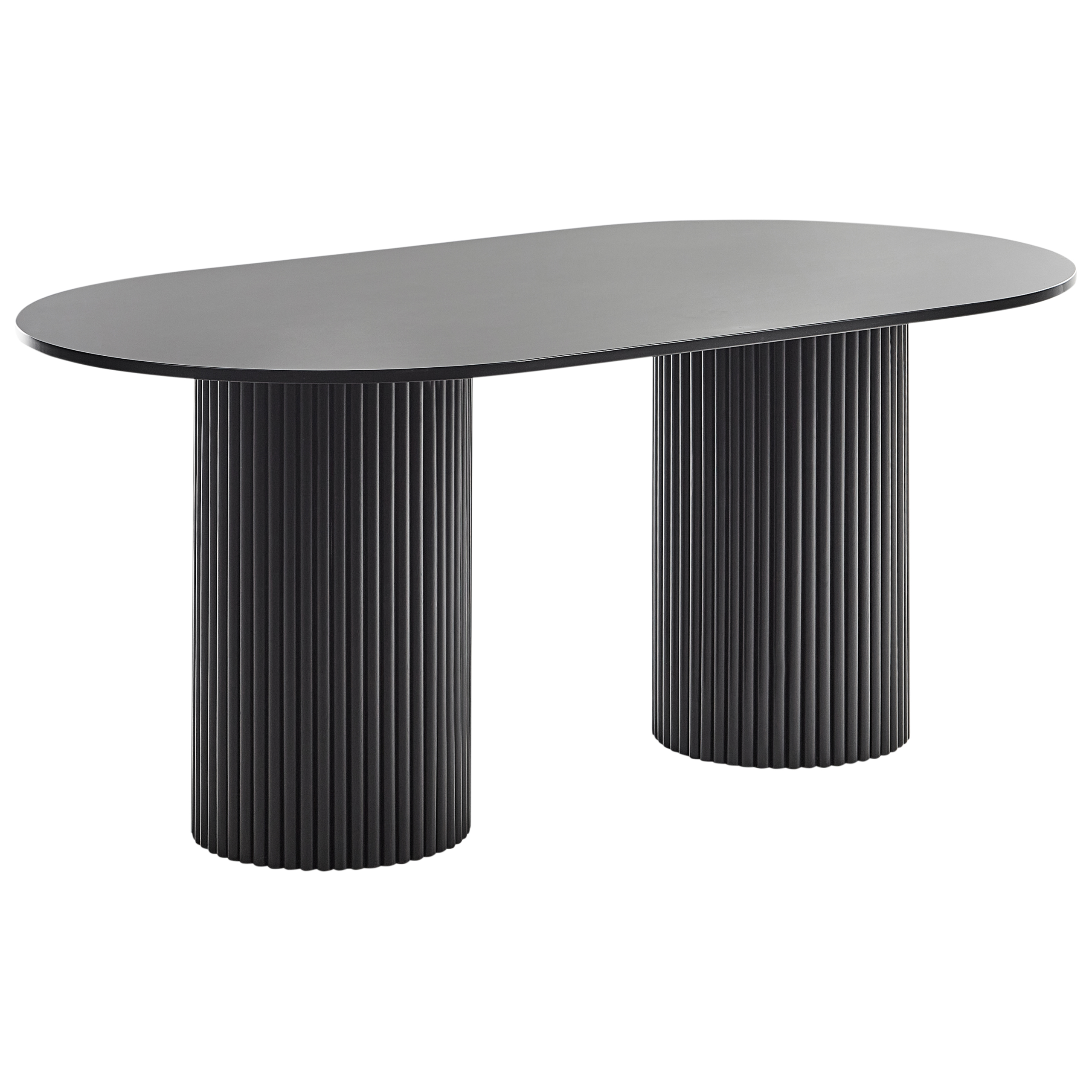 Matbord SHERIDAN Svart 180 cm 100 cm