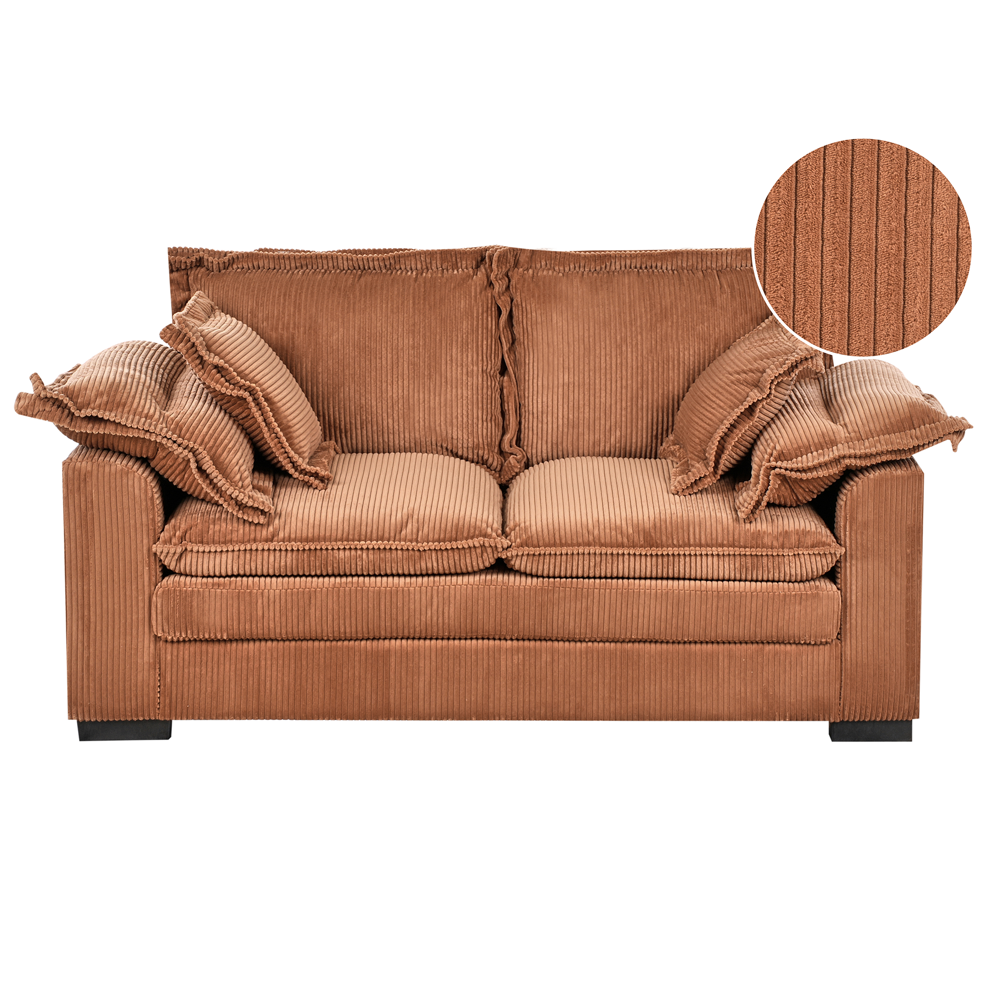 Soffa 2-sits TIRRO Manchester Brun