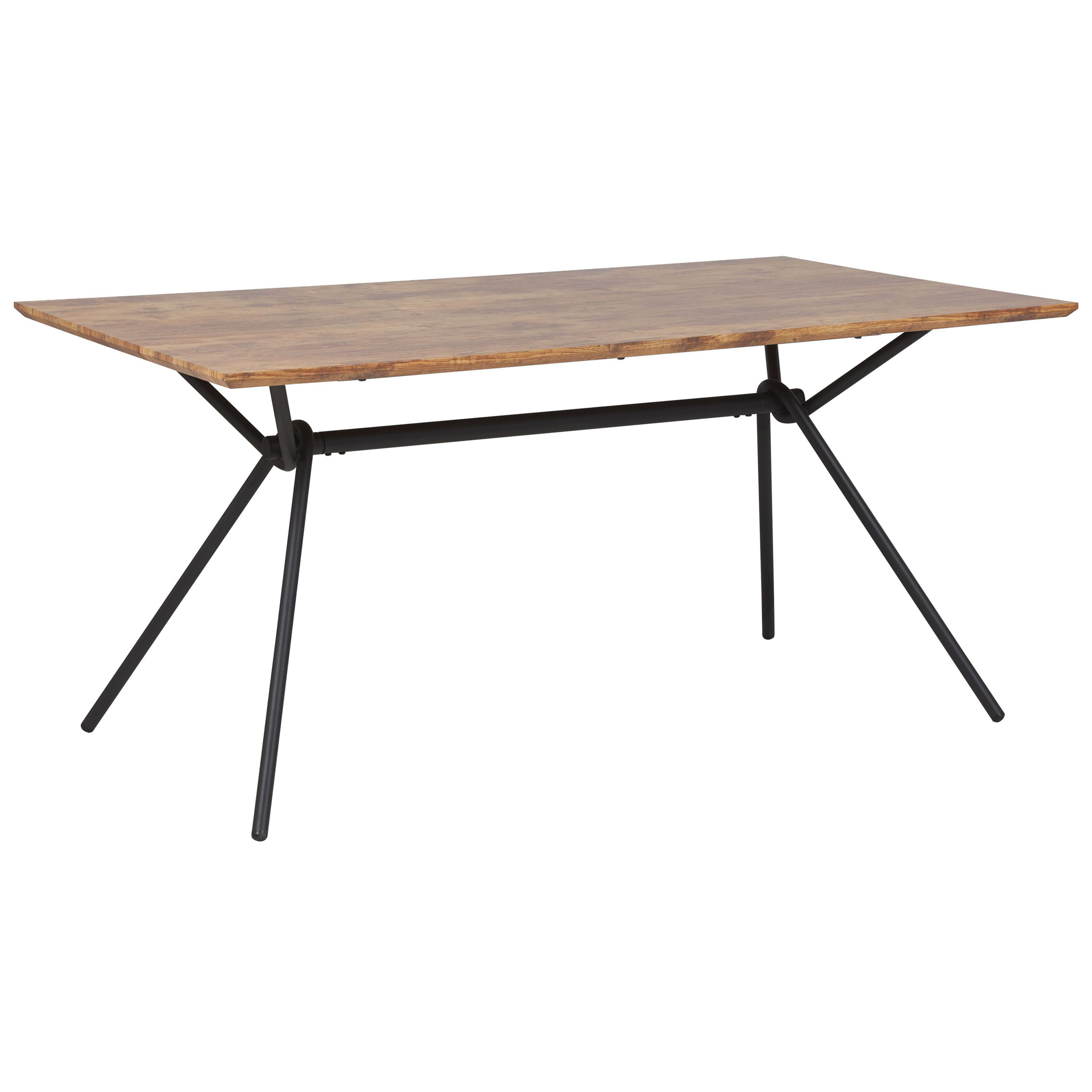 Matbord AMSTERDAM Mörkbrun 160 cm 90 cm