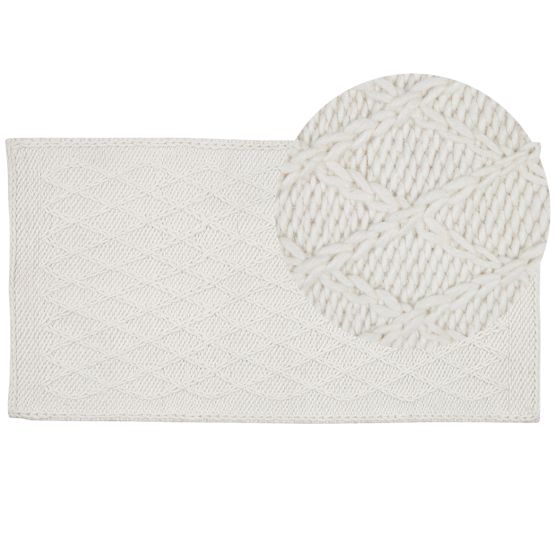 Matta ERZIN Off-White 80 x 150 cm Ull