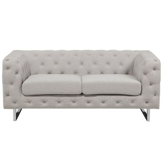 Soffa 2-sits VISSLAND Ljusbeige