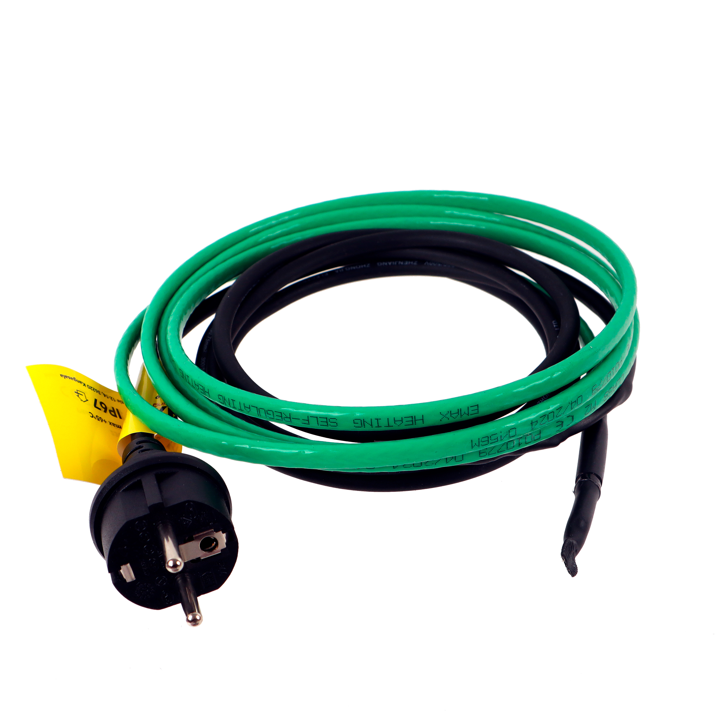 Emax Heating Självreglerande frostskyddskabel 20W 230V med stickpropp längd 2 meter