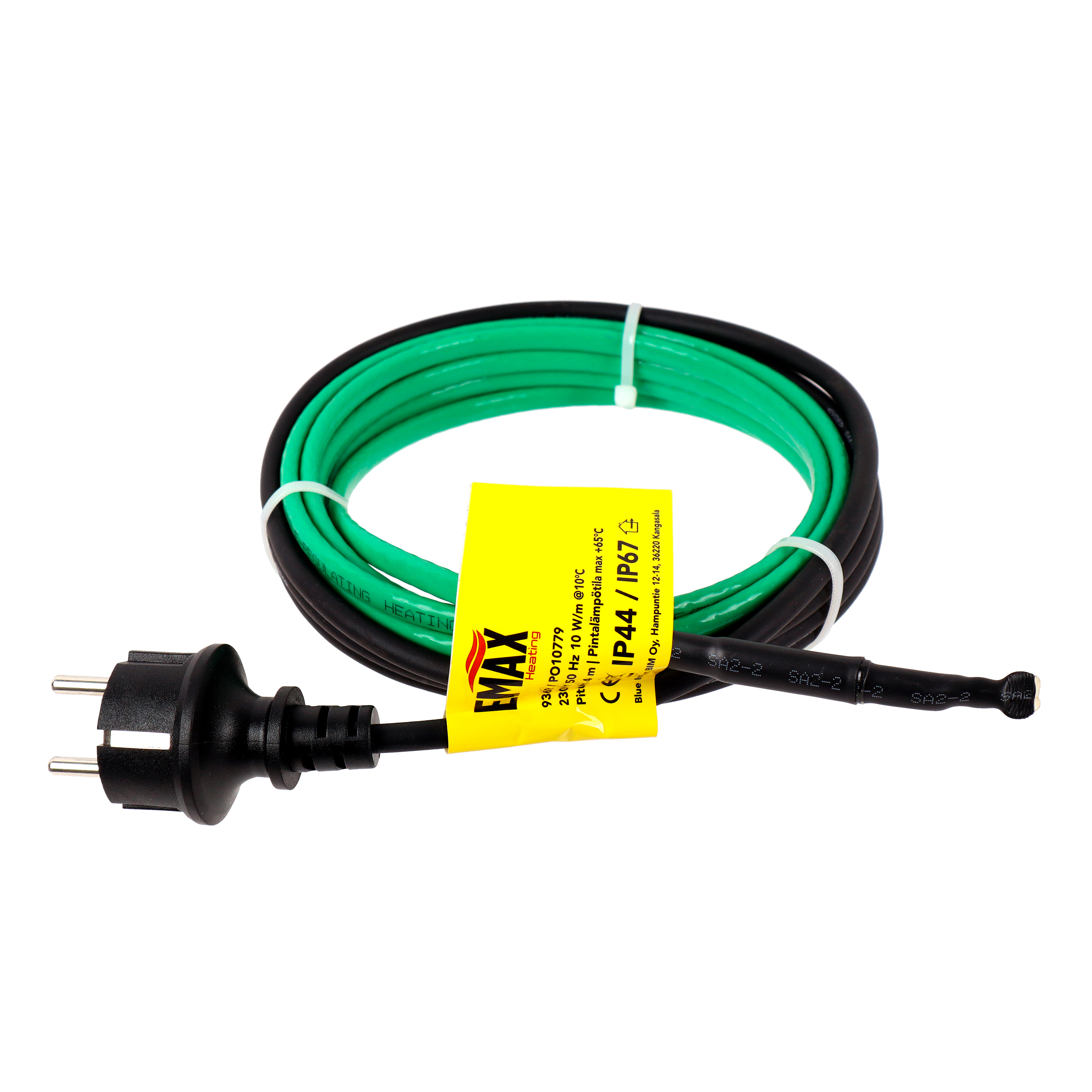 Emax Heating Självreglerande frostskyddskabel 40W 230V med stickpropp längd 4 meter
