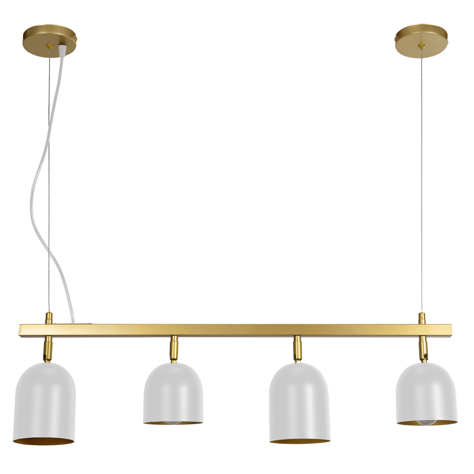 TOOLIGHT hängande taklampa APP1030-4CP Vit 74x10x20cm