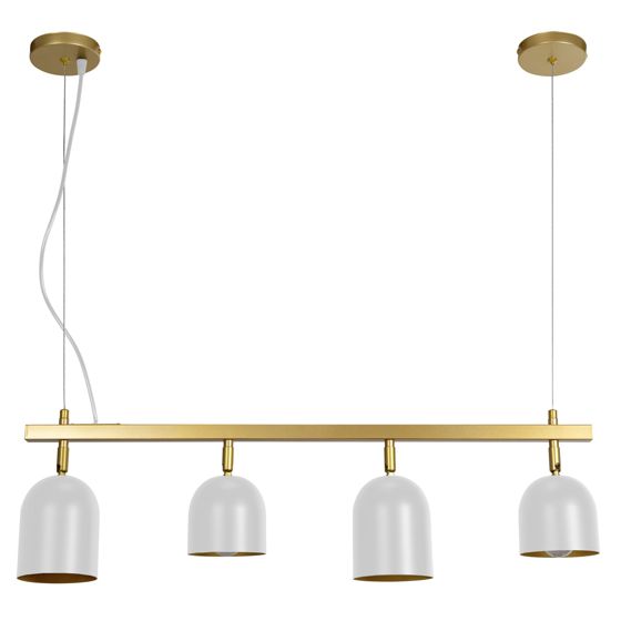 TOOLIGHT hängande taklampa APP1030-4CP Vit 74x10x20cm