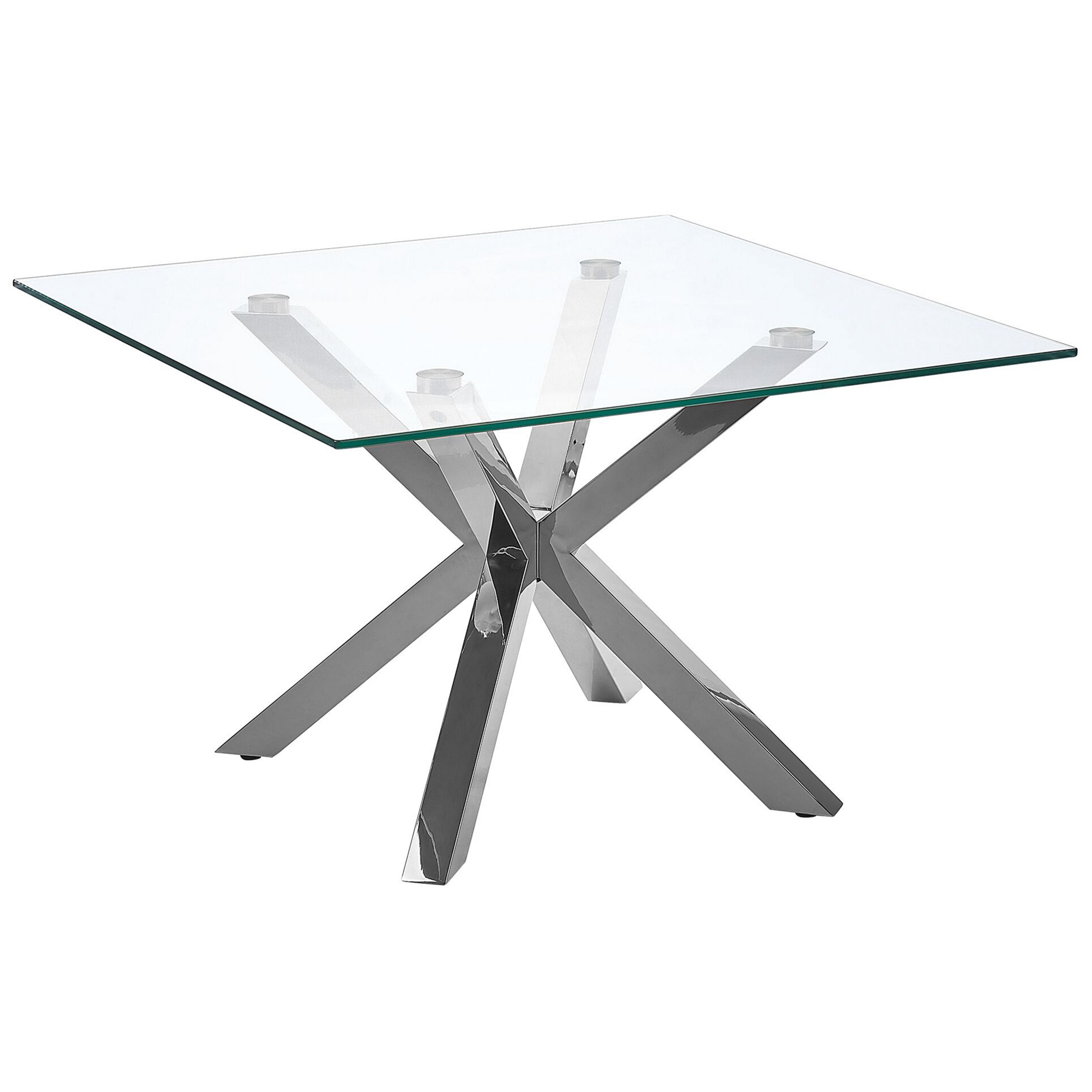 Soffbord STARLIGHT Härdat glas Silver