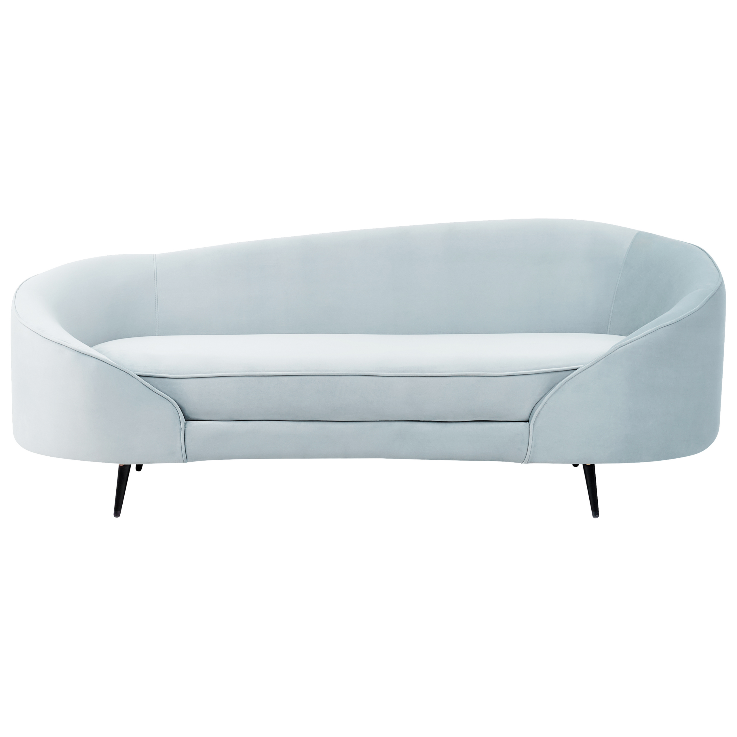Soffa 2-sits SAVAR Sammet Ljusblå