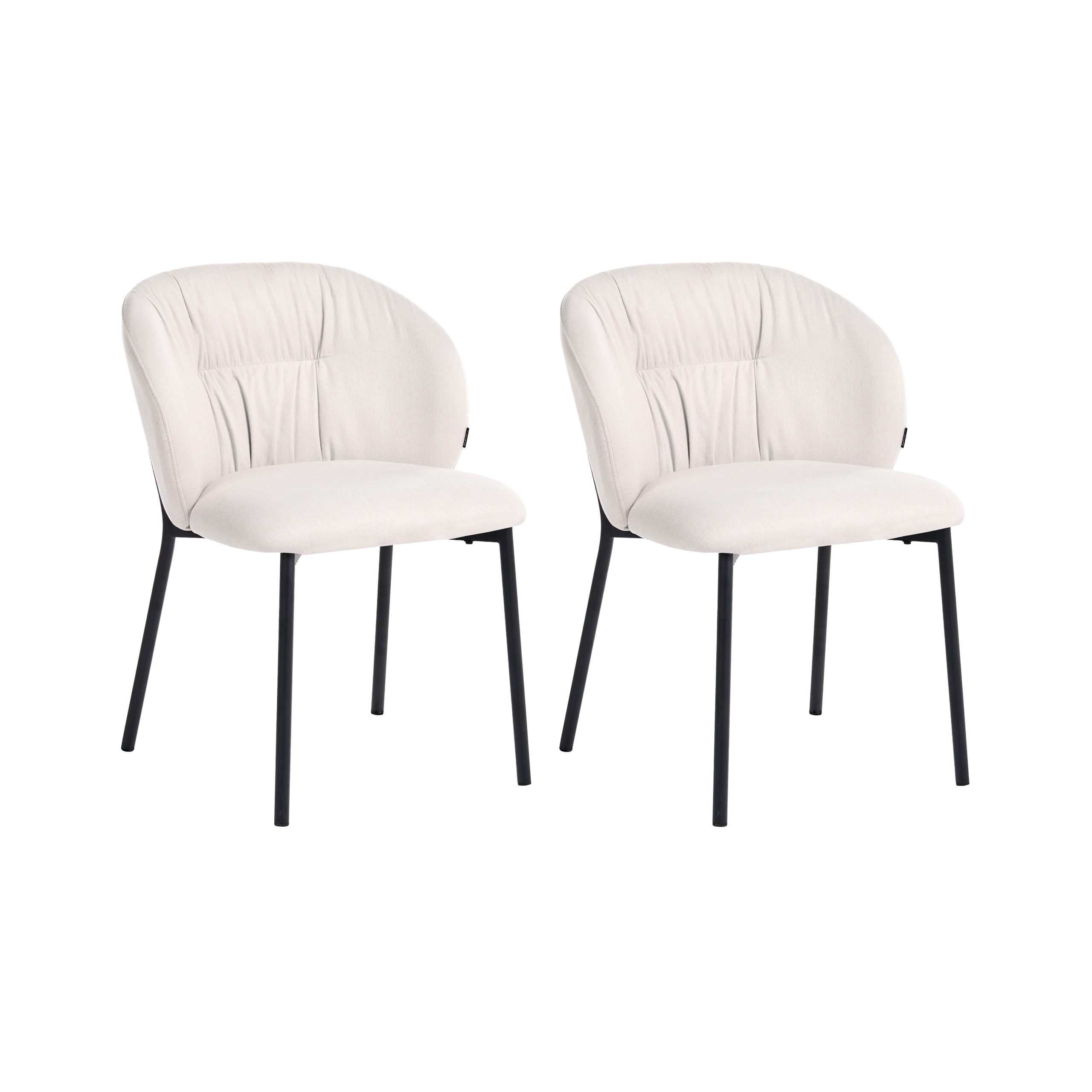 Set med 2 matstolar MESA Ljusbeige