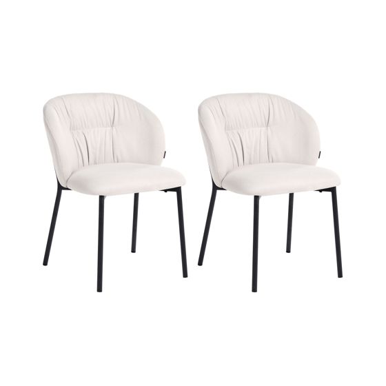 Set med 2 matstolar MESA Ljusbeige