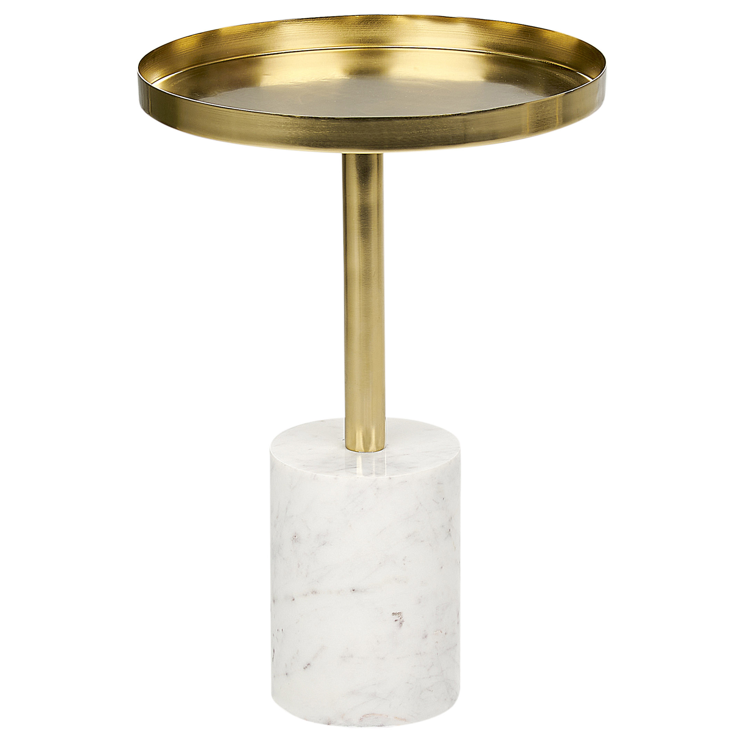 Sidobord CAMELO II Metall Vit