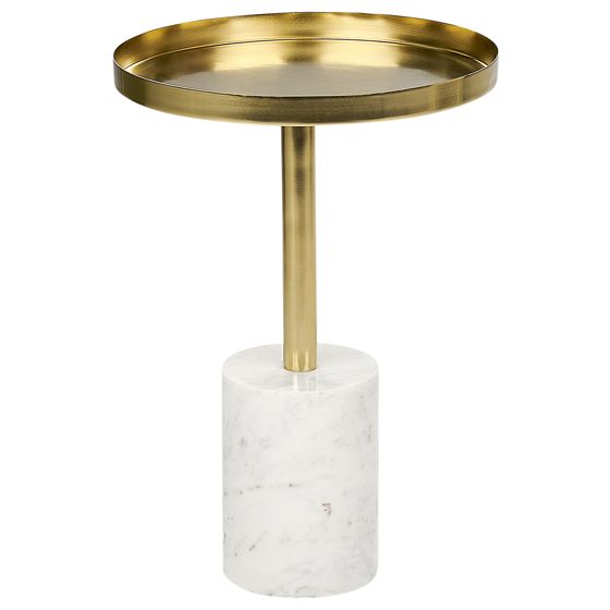 Sidobord CAMELO II Metall Vit