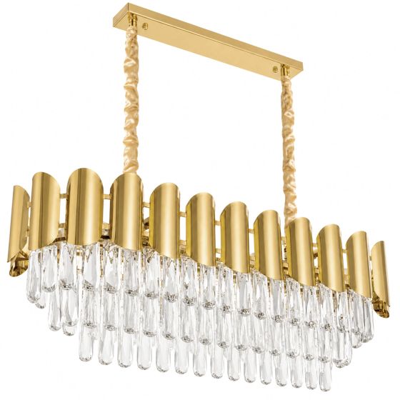 TOOLIGHT hängande taklampa SWE101-CP Guld 80x29x20,5cm